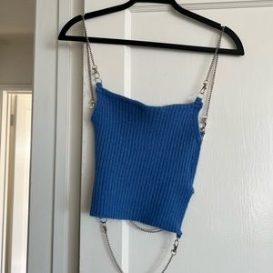 Unique Chain Open Back Top - size Small